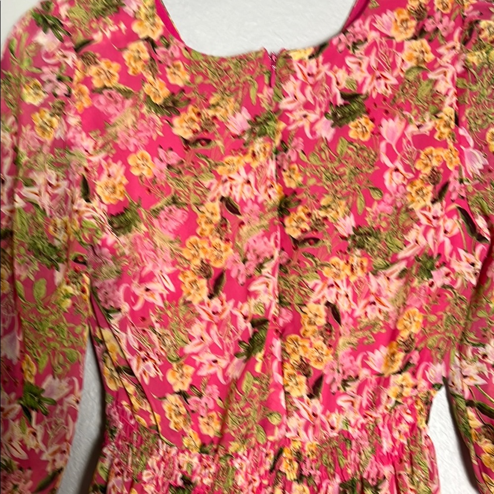 Taylor Floral Pink Dress - Picture 6 of 6